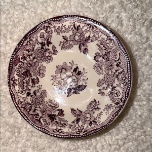 Royal Staffordshire Tonquin Plum Bowl Clarice Cliff Purple Transferware 3 Bowls